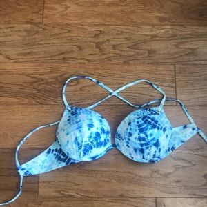 Victoria’s Secret Tie Dye Push Up Bikini Top
